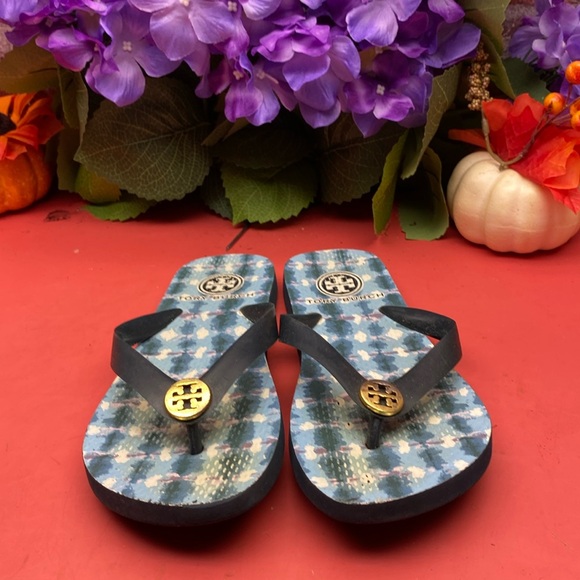 Tory Burch Flip Flops SZ 6 - Picture 1 of 7